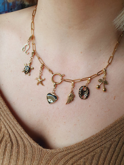 Collier HARMONIA (personnalisable) - doré