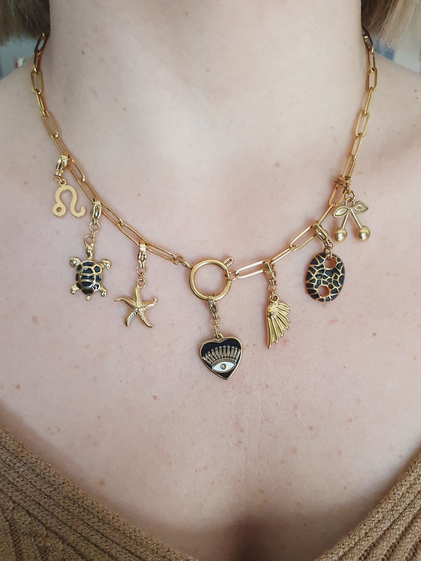 Collier HARMONIA (personnalisable) - doré