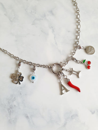Collier PERPETUA (personnalisable) - argenté