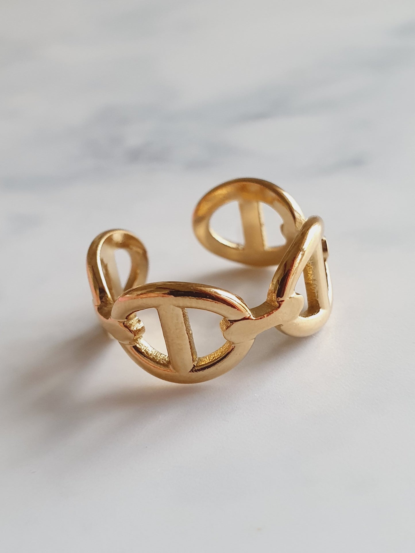 Bague AGATA - doré