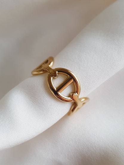 Bague AGATA - doré