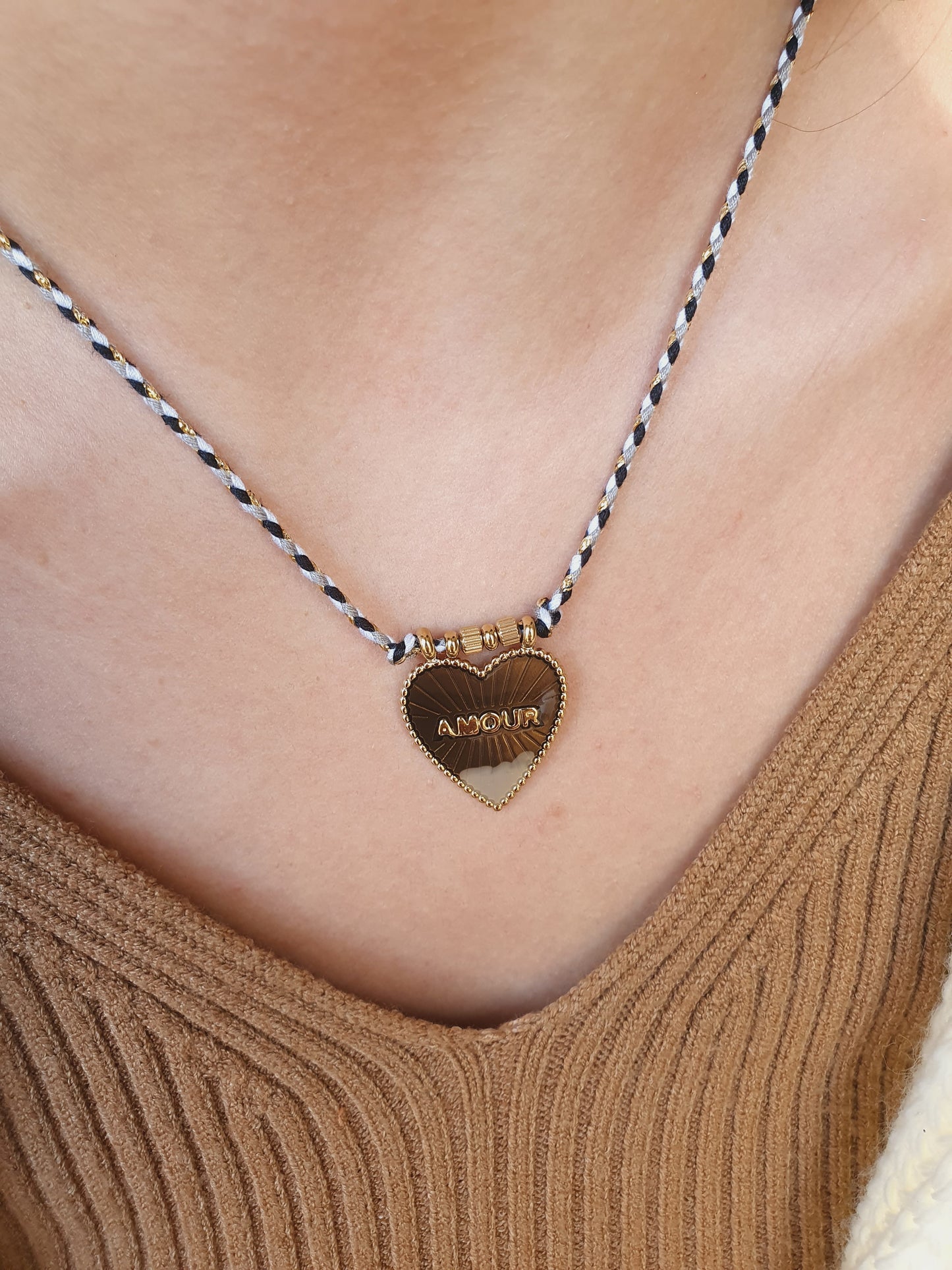 Collier Amour dégradé - doré