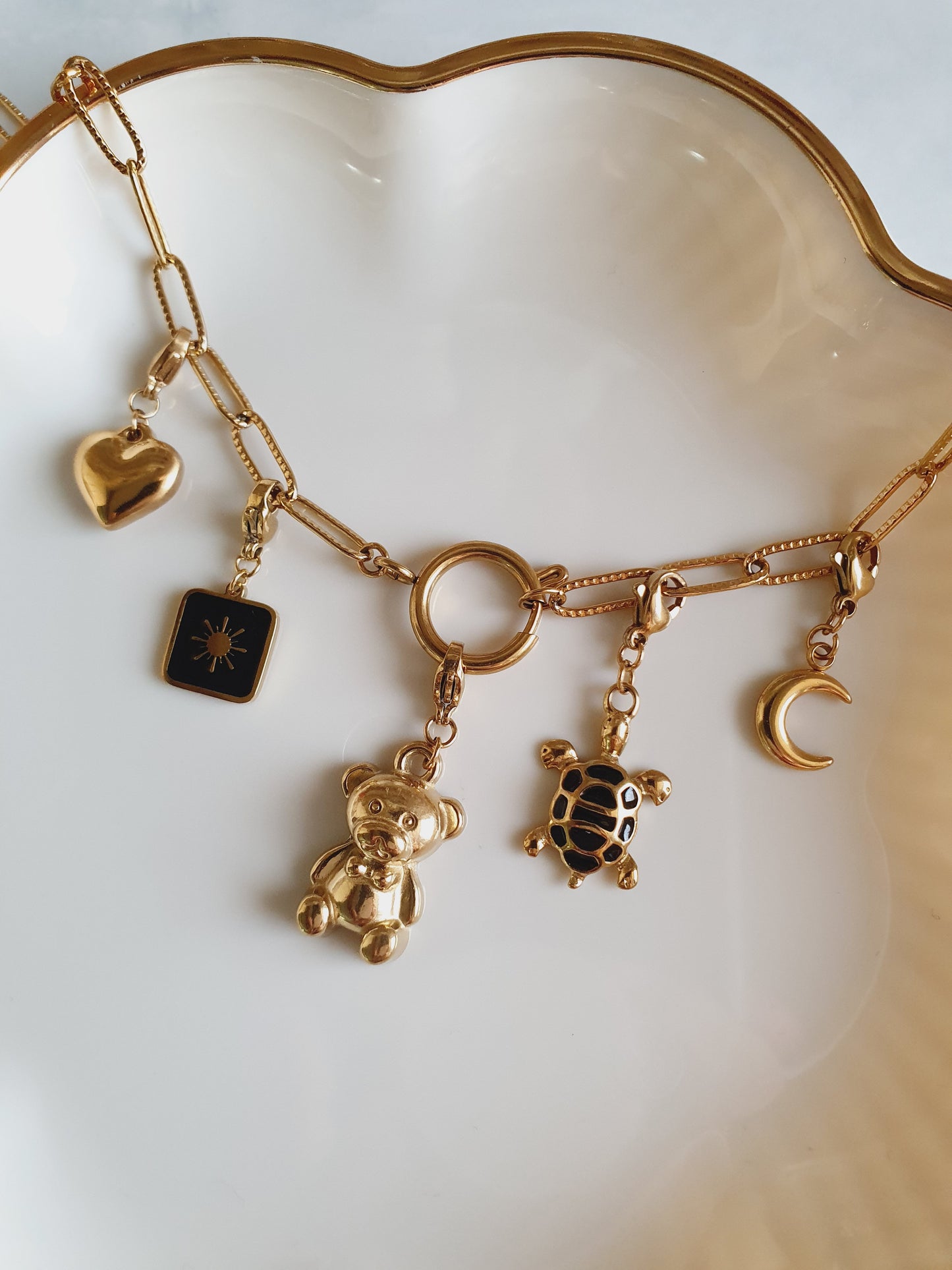 Collier SERENA (personnalisable) - doré