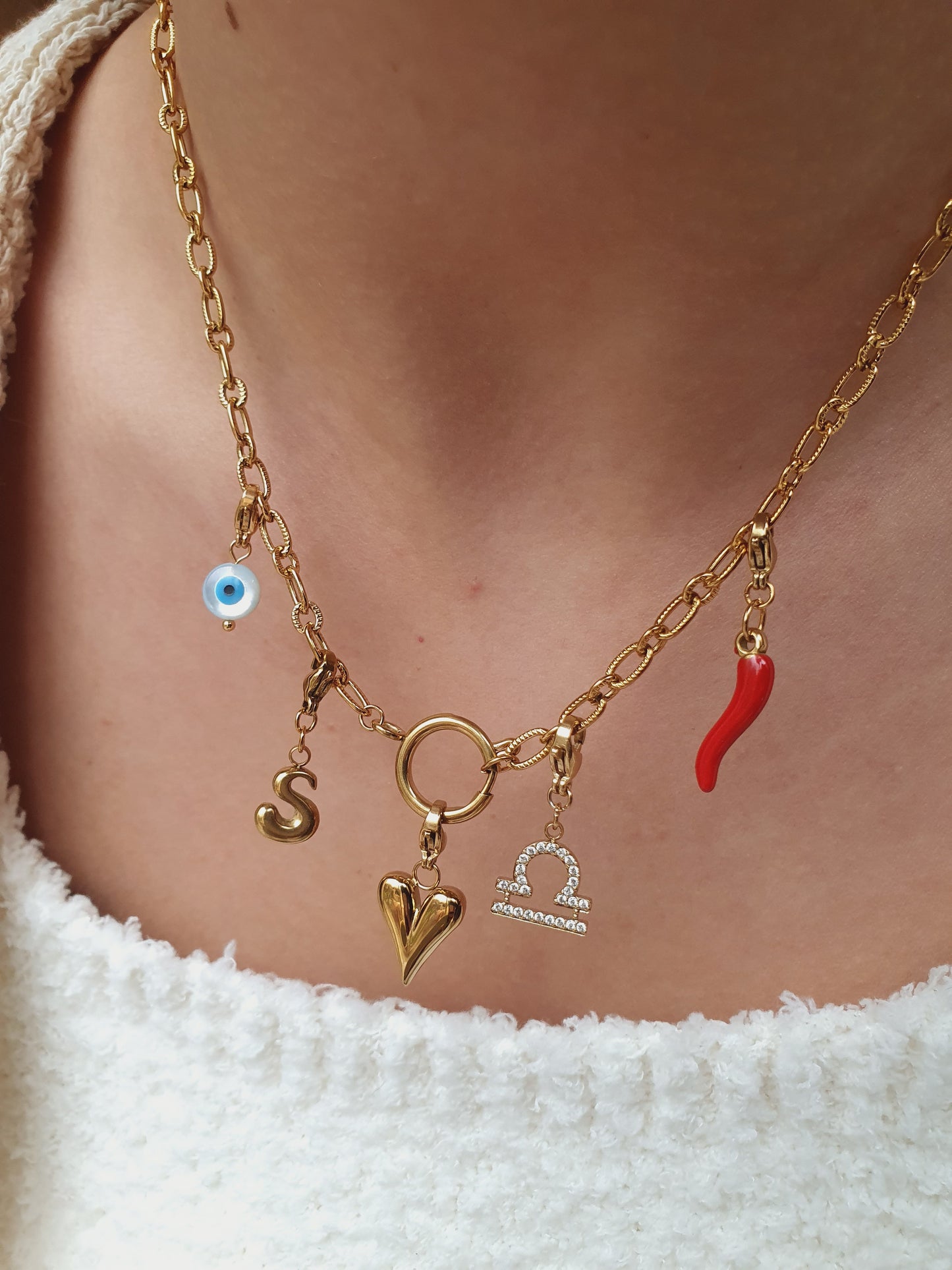 Collier TIFFANIA (personnalisable) - doré