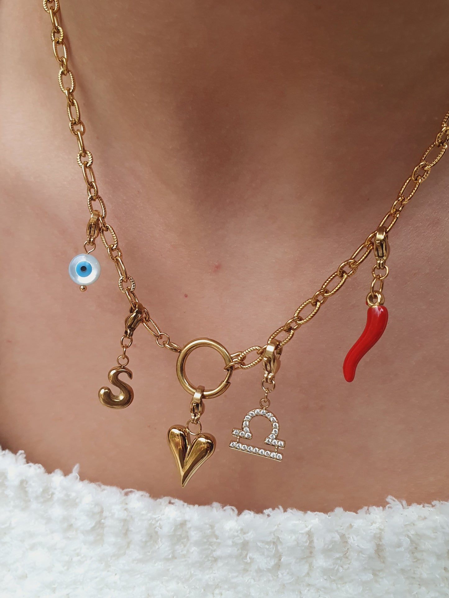 Collier TIFFANIA (personnalisable) - doré