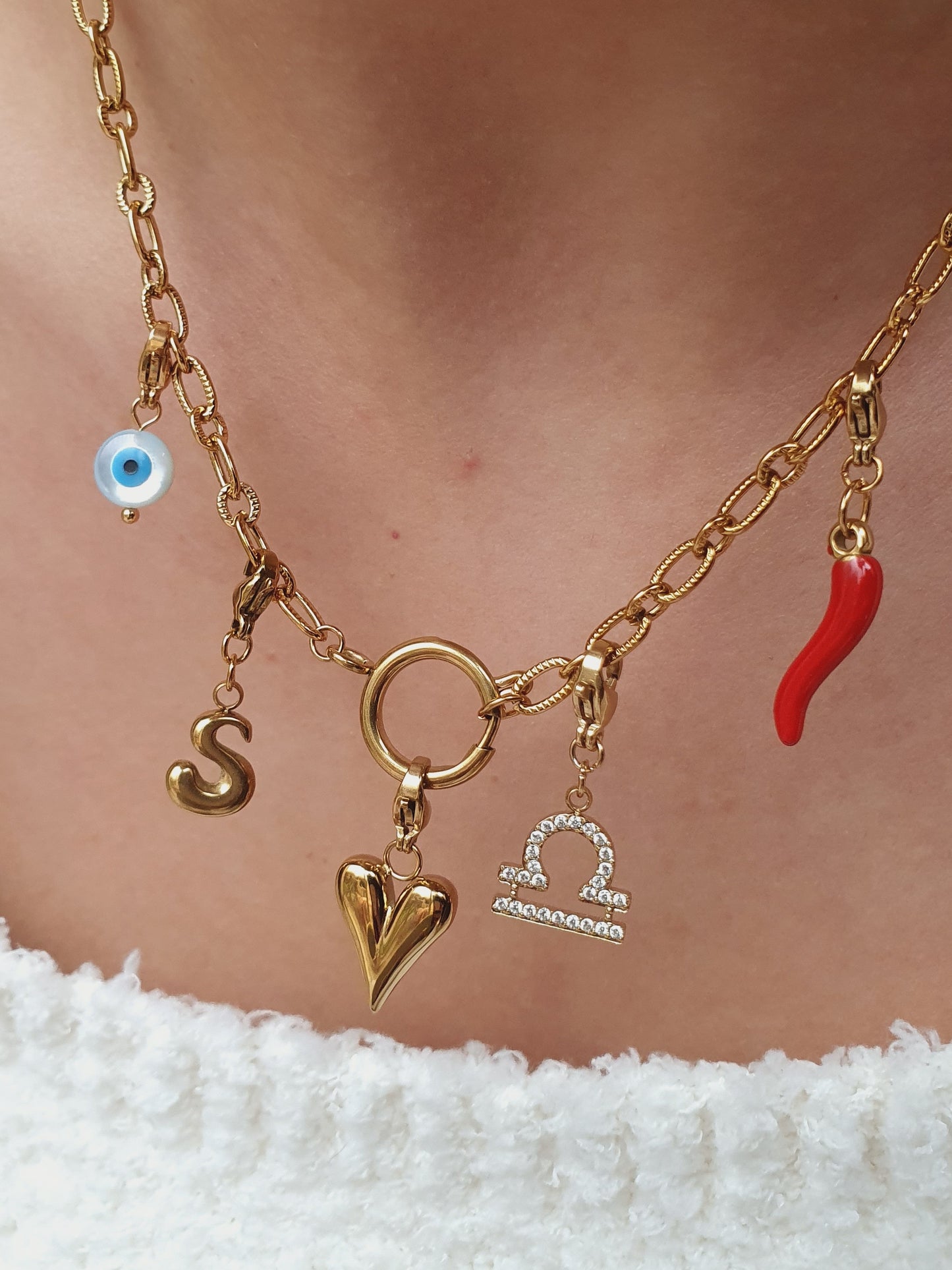 Collier TIFFANIA (personnalisable) - doré