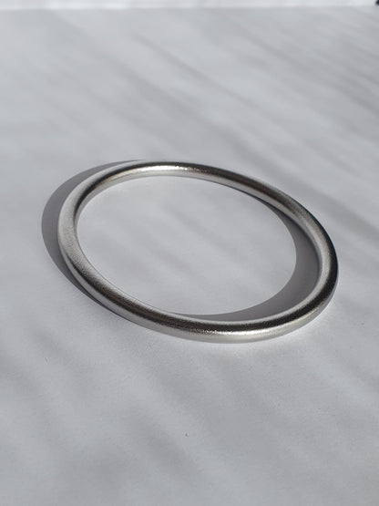 Jonc texturé - argenté