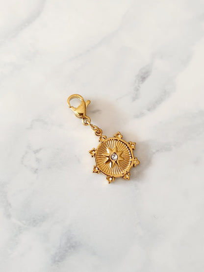 Charm soleil strass