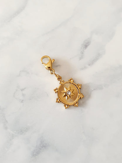 Charm soleil strass