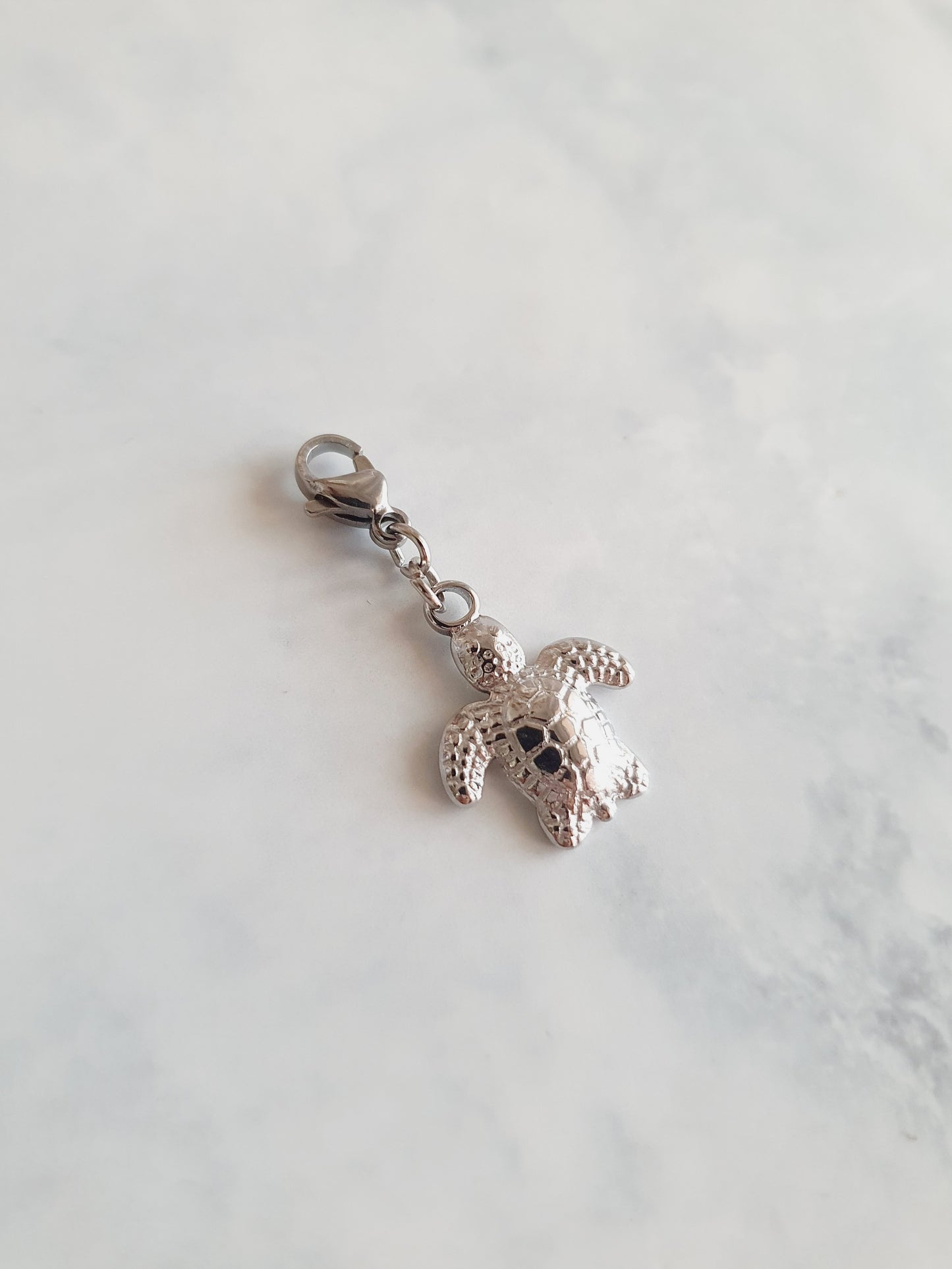 Charm petite tortue - argenté