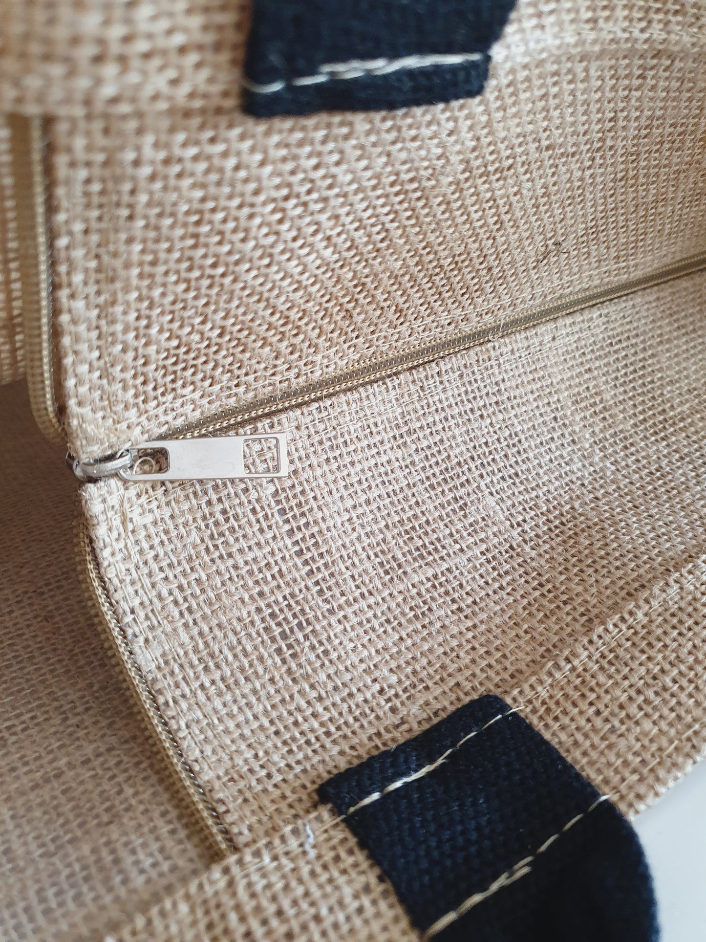 Grand sac cabas MAMAN EN OR - 100 % lin