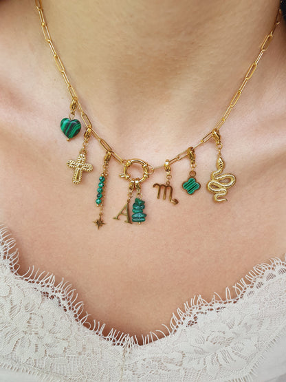 Collier ELINA (personnalisable) - doré