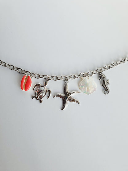 Bar à breloques argentées - Compose ton bijou personnalisé