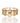 Jonc AGATA double-rang - doré