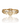 Bracelet jonc AGATA zircons - doré