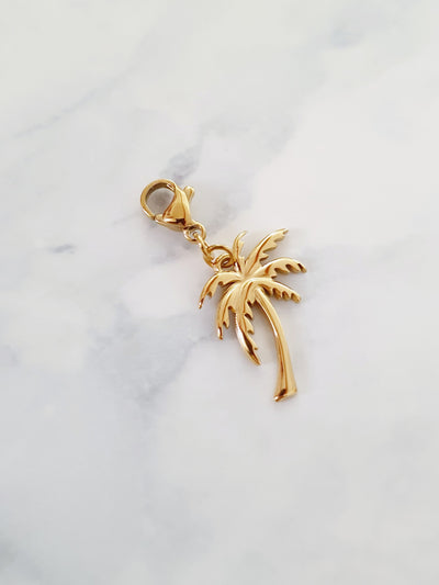 Charm palmier - doré