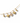 Bracelet breloques zircons & coeurs - doré