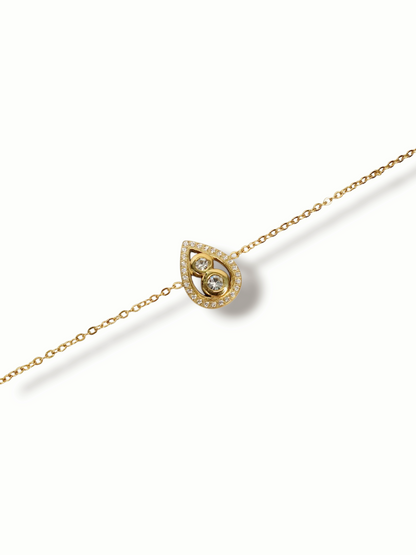 Bracelet MILLA zircons - doré