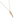 Collier cornicello napoletano zircons - doré
