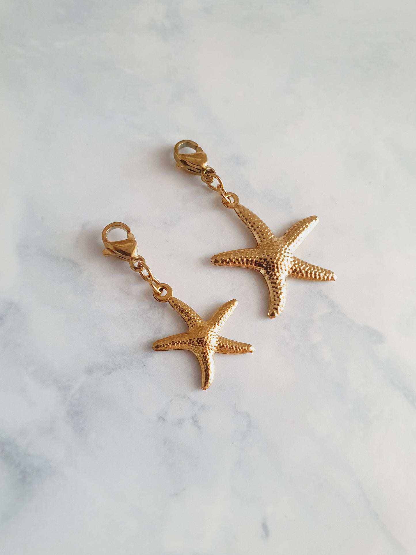 Charm étoile de mer Taille 2 - doré