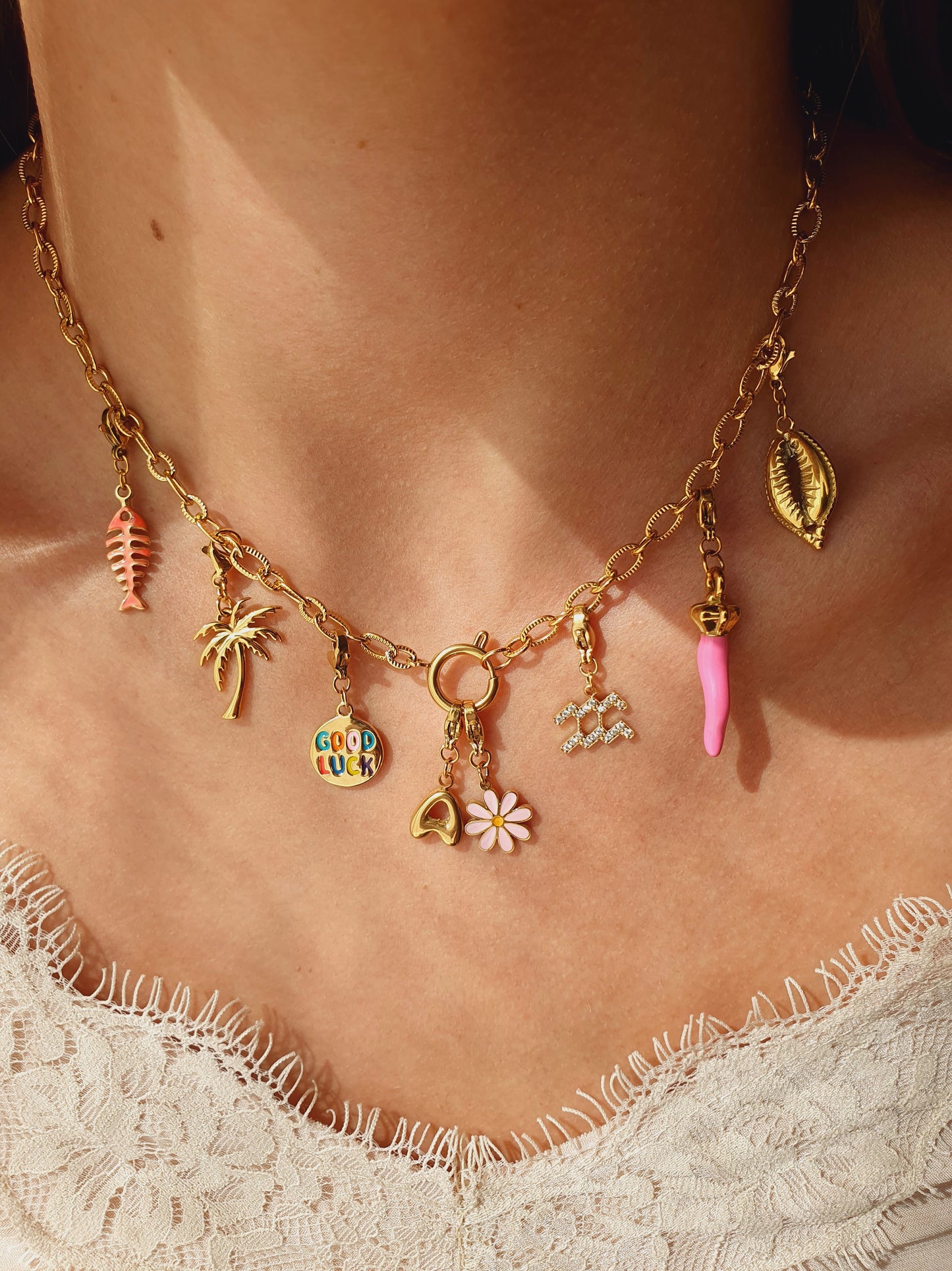 Collier Baby TIFFANIA (personnalisable) - doré
