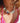 Collier tissu coquillages cauri - doré/bleu