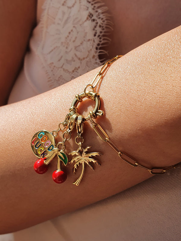 Bracelet ELINA personnalisable - doré