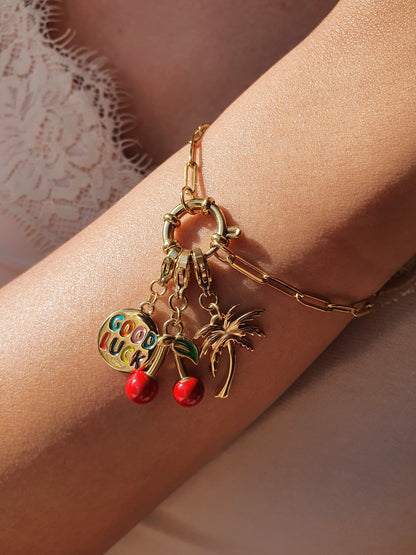 Bracelet ELINA personnalisable - doré