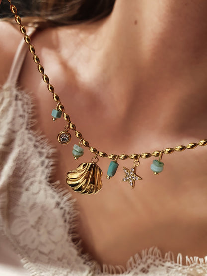Collier Lagune | Doré
