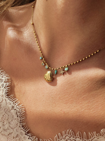 Collier Lagune | Doré