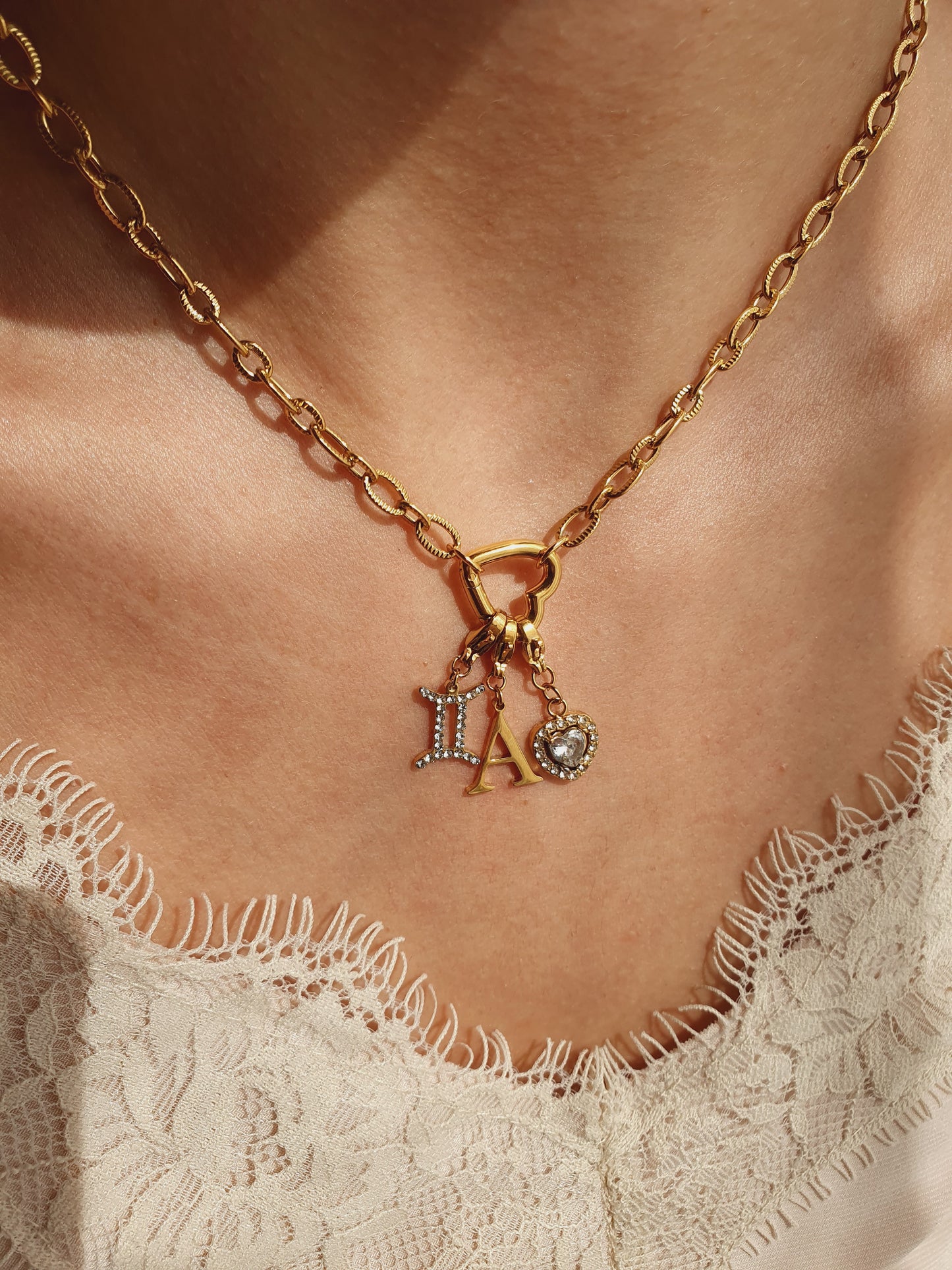 Collier AUREVA (personnalisable) - doré