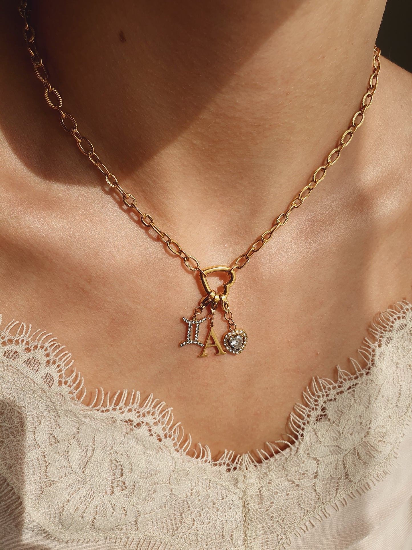 Collier AUREVA (personnalisable) - doré