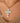 Collier big croix holographique - doré