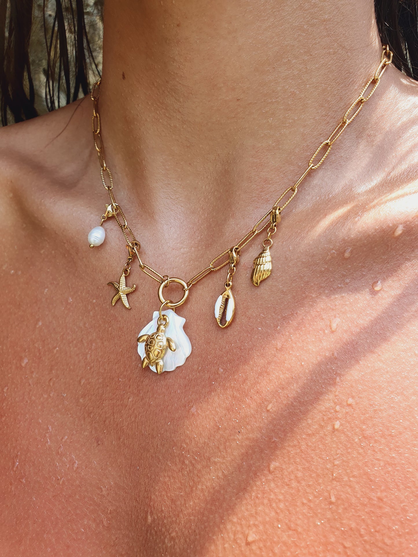 Collier SOLMARINA - doré