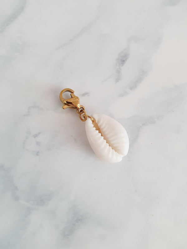 Charm baby coquillage cauri naturel - coloris au choix