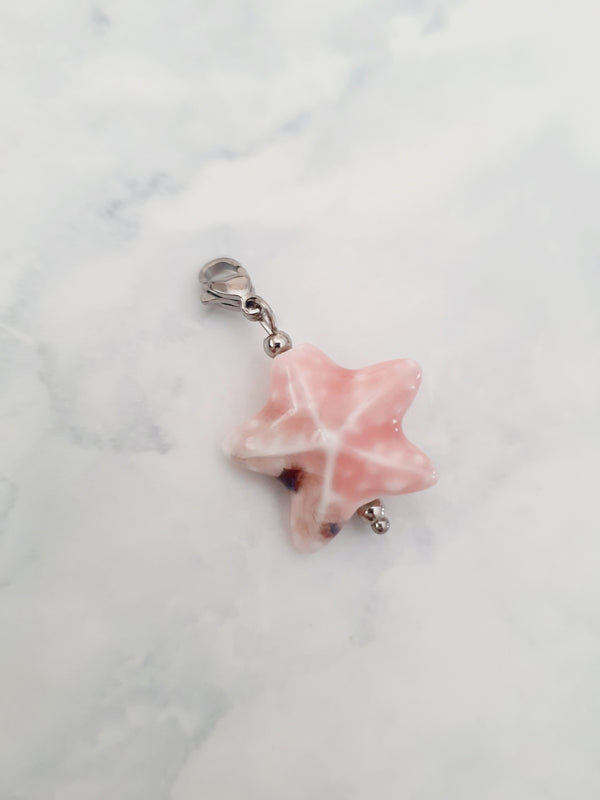 Charm Étoile de Rivage - argenté | rose