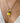 Collier coeur fruité - doré