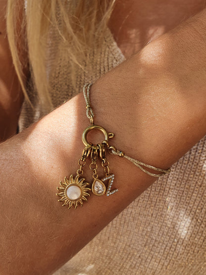 Bracelet élastique ISULA personnalisable - doré