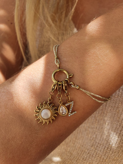 Bracelet élastique ISULA personnalisable - doré