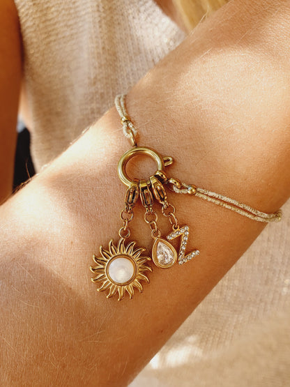 Bracelet élastique ISULA personnalisable - doré