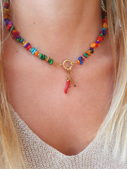 Collier NATURA (personnalisable) - doré