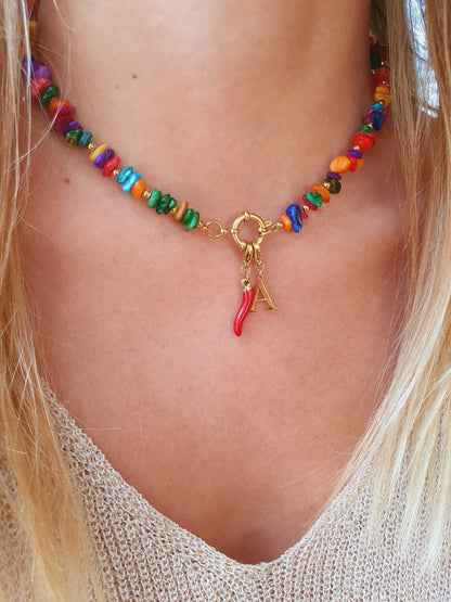 Collier NATURA (personnalisable) - doré