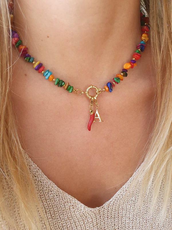 Collier NATURA (personnalisable) - doré