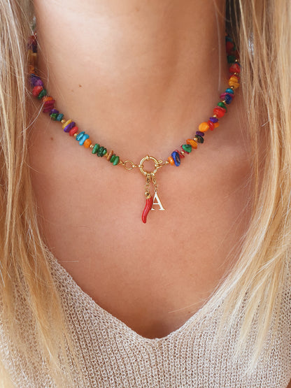 Collier NATURA (personnalisable) - doré