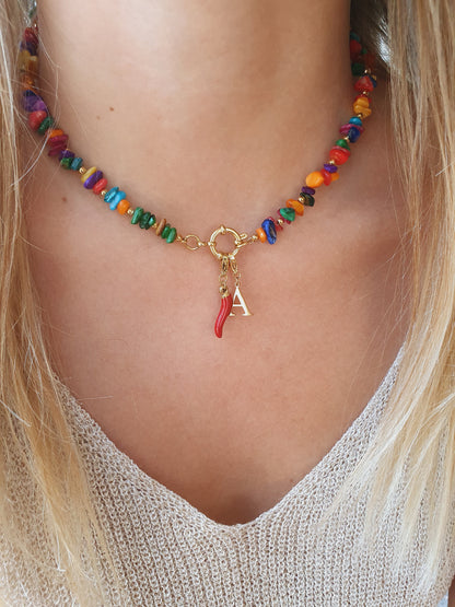Collier NATURA (personnalisable) - doré