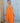 Robe trapèze gaze de coton - orange