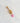 Double Charms coquillage & oeil turc rose - doré