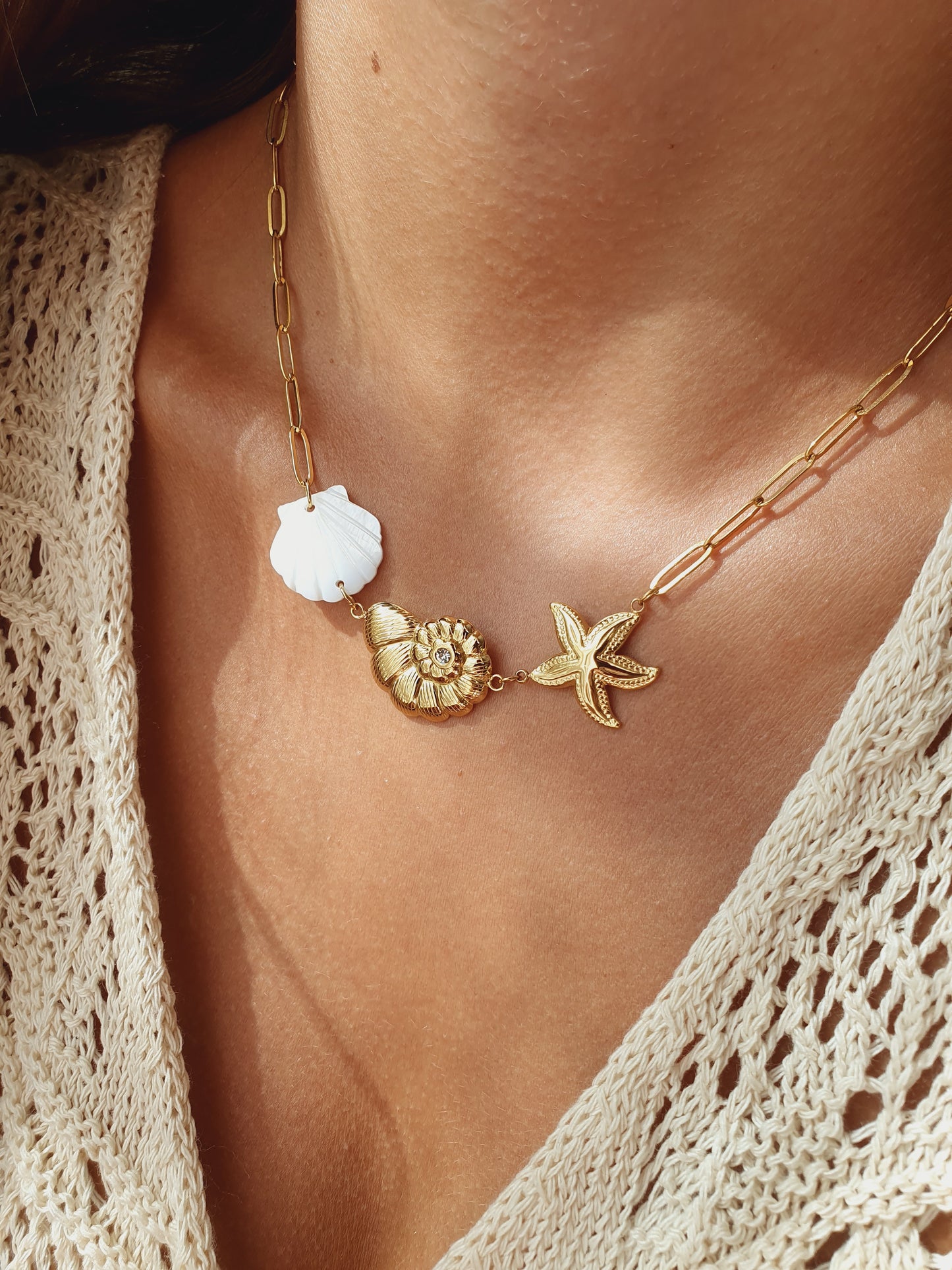 Collier AZURÉE - doré