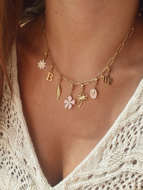 Collier maillons ovales - doré