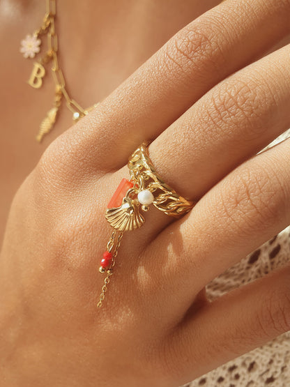 Bague ALGUA - doré